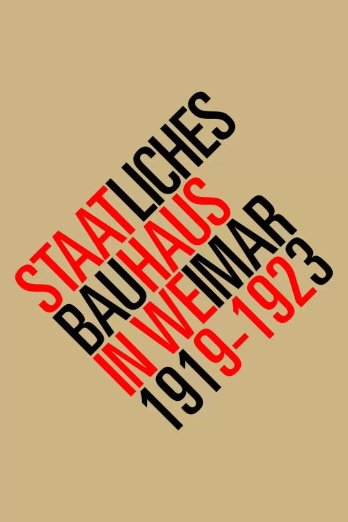 Staatliches Bauhaus II by The Usual Designers wall art