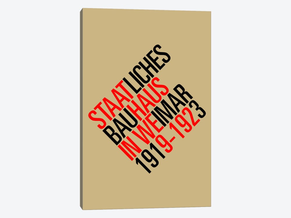 Staatliches Bauhaus II by The Usual Designers 1-piece Canvas Art Print