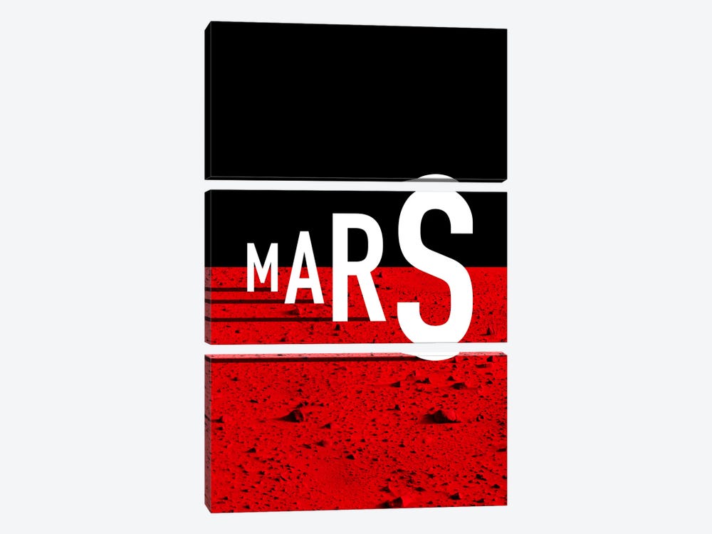 To Mars by The Usual Designers 3-piece Canvas Art