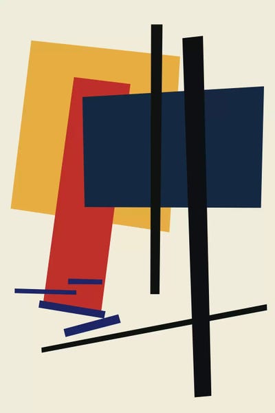 Mid-Century Modern Living Room: Tribute To Malevich by The Usual Designers