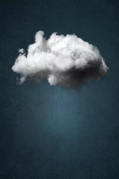 Waiting Magritte by The Usual Designers wall art