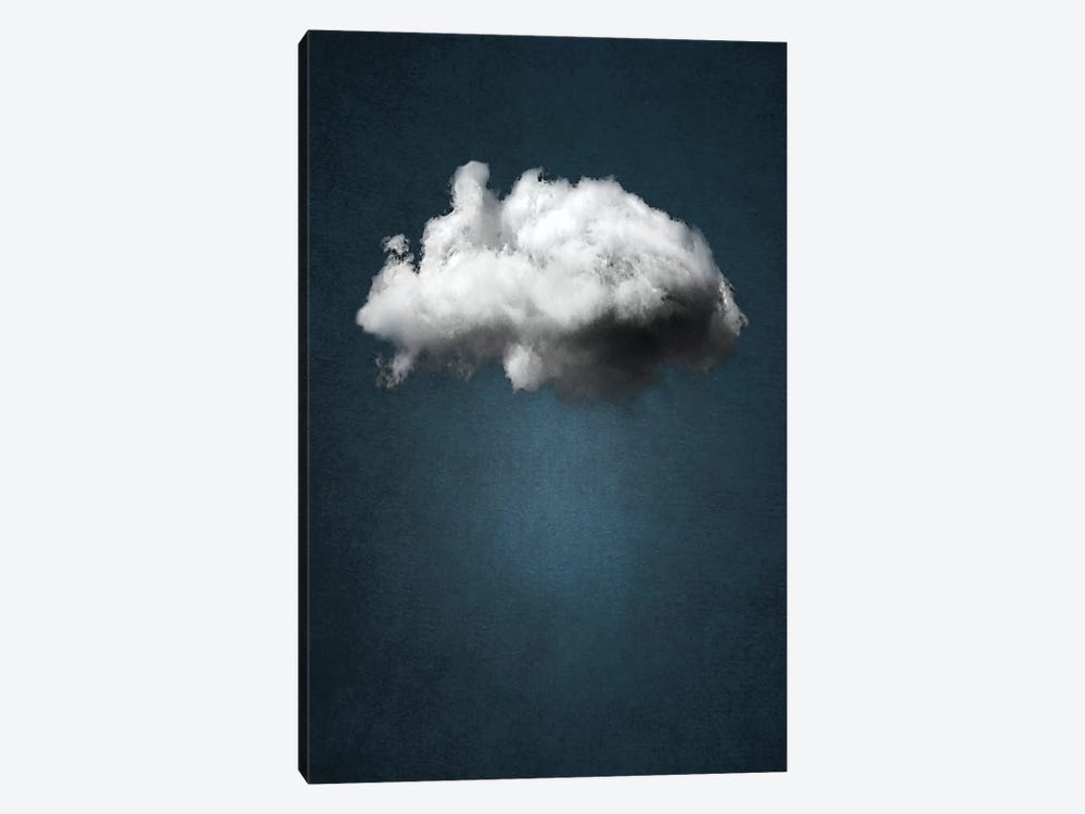 Waiting Magritte by The Usual Designers 1-piece Canvas Wall Art