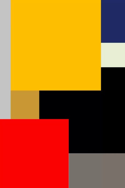 Composition With Red, Blue And Yellow: Warm by The Usual Designers