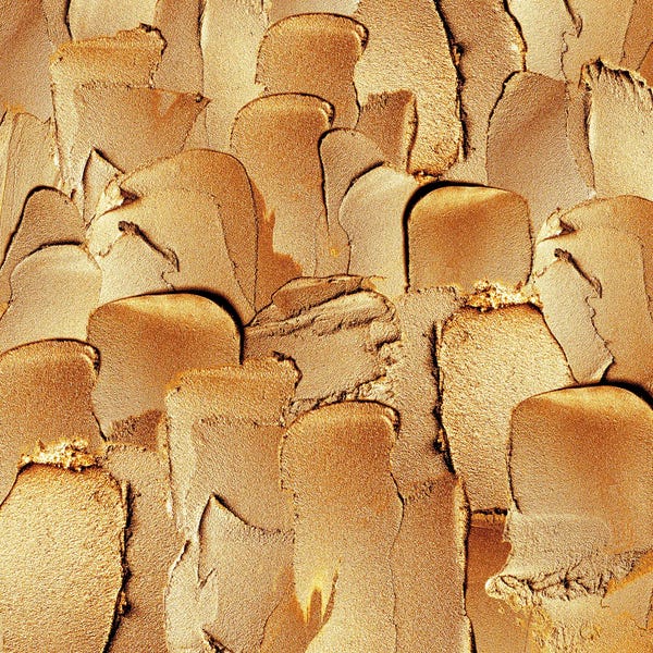 UtArt: Gold Hand Painted Metallic Strokes by UtArt