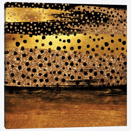 Gold Trendy Girly Texture Canvas Print #UTA113} by UtArt Canvas Artwork