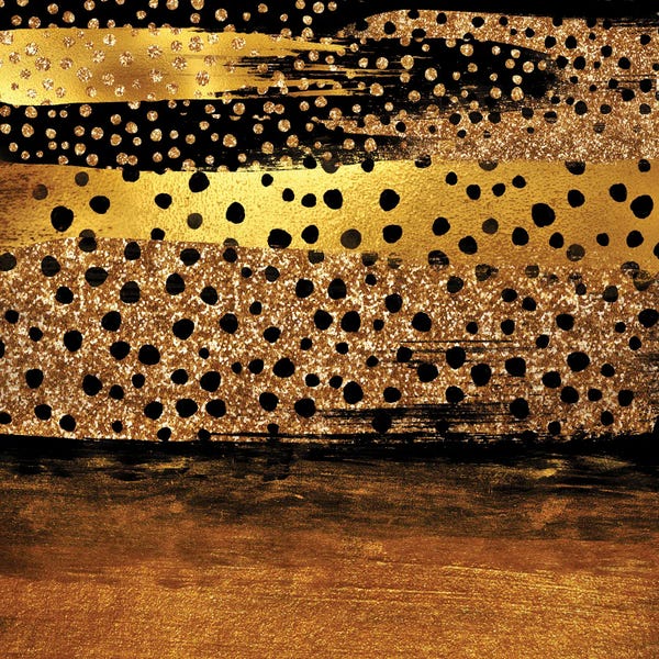 Black & White & Gold: Gold Trendy Girly Texture by UtArt