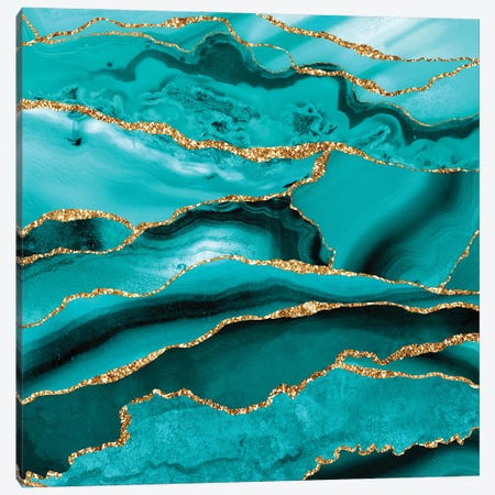 Iceberg Marble Canvas Print #UTA124} by UtArt Canvas Wall Art