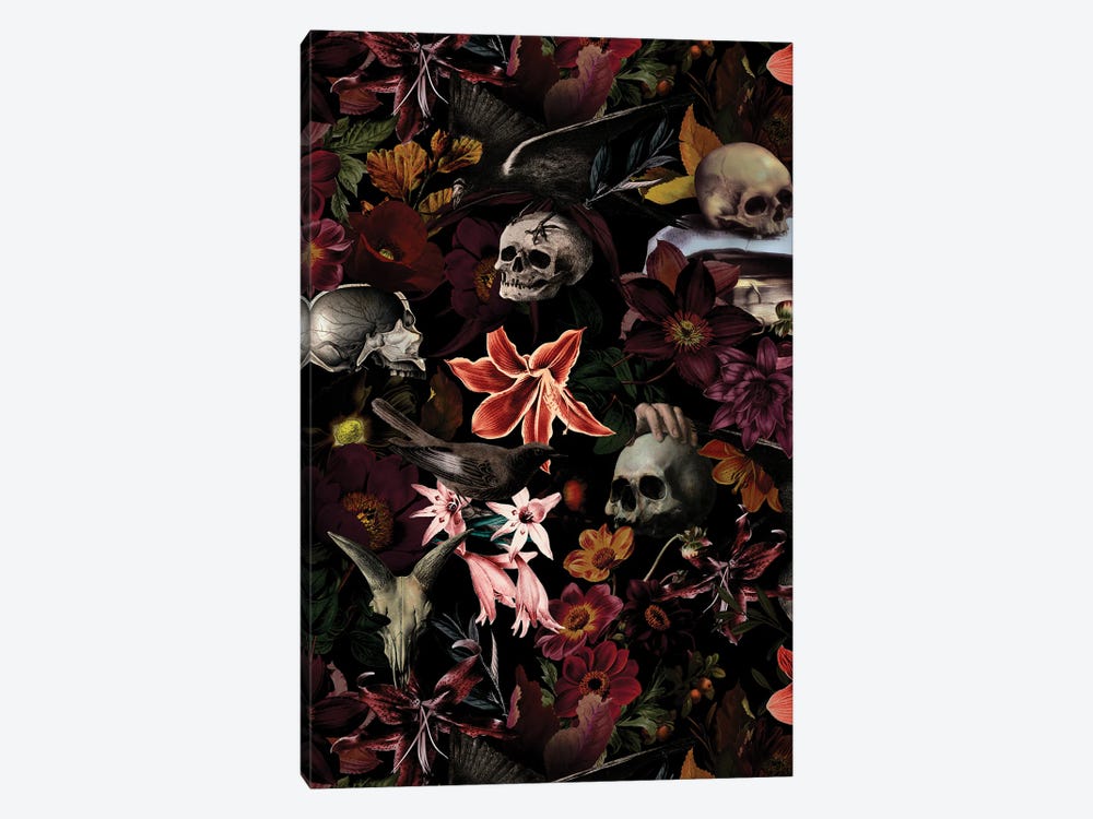 Jan Davidsz. De Heem Mystical Skulls by UtArt 1-piece Art Print