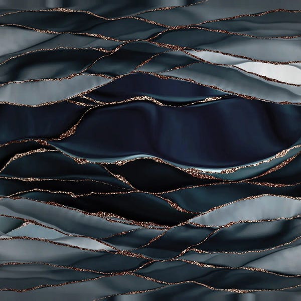 UtArt: Night Marble Landscape by UtArt