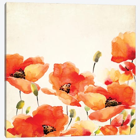 Poppy Meadow Canvas Print #UTA186} by UtArt Canvas Wall Art
