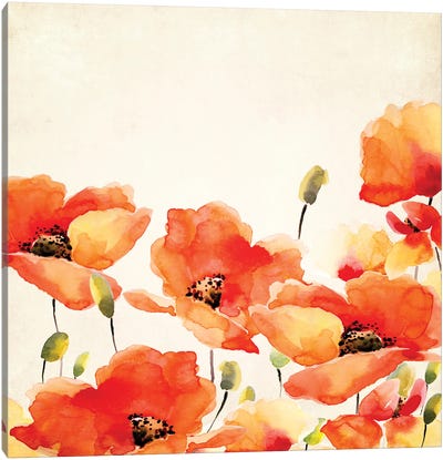 Poppy Meadow Canvas Art Print - UtArt
