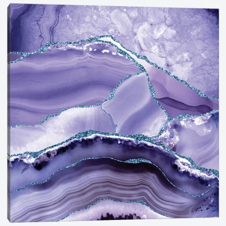 Purple Agate II Canvas Print #UTA189} by UtArt Canvas Print