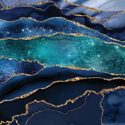 Space Marble by UtArt canvas print