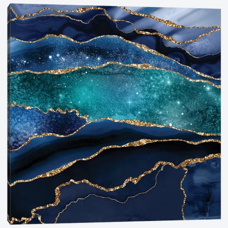 Space Marble Canvas Print #UTA210} by UtArt Canvas Art Print
