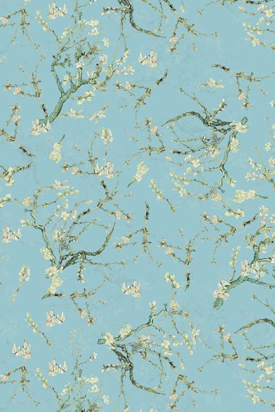 Cherry Blossoms: Vintage Van Gogh Cherry Blossoms Garden by UtArt