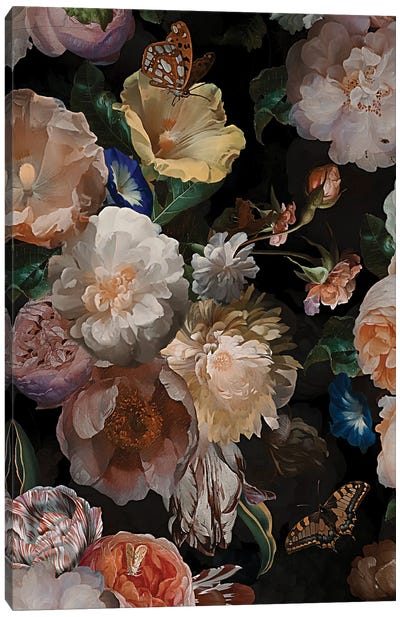 Dutch Antique Flowers Canvas Art Print - UtArt
