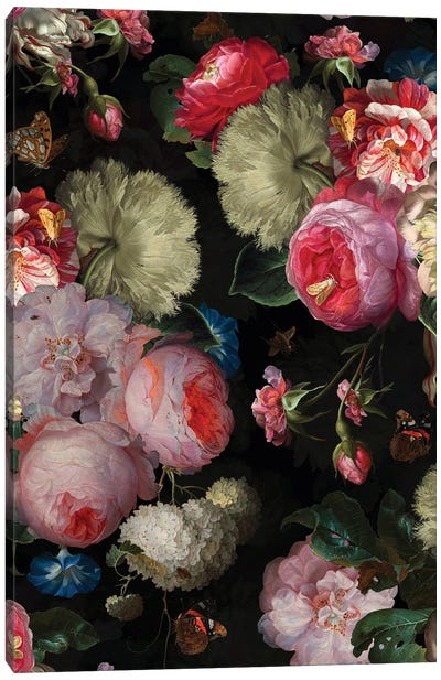 Dutch Antique Roses And Peonies Canvas Art Print - UtArt
