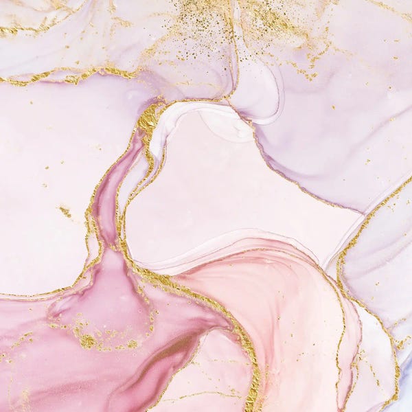 Refreshing Workspace: Blush Paint Alcohol Ink Glamour by UtArt