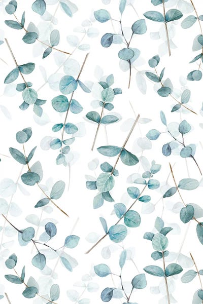 Eucalyptus Leaves And Branches by UtArt multi panel art