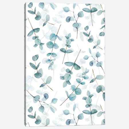 Eucalyptus Leaves And Branches Canvas Print #UTA268} by UtArt Canvas Artwork