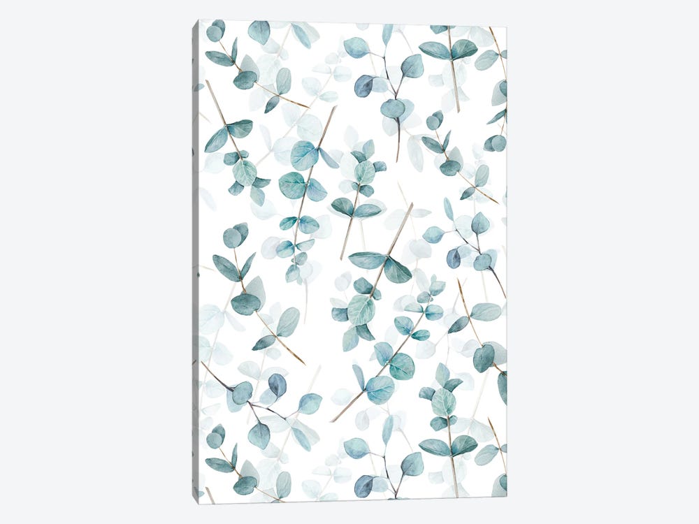 Eucalyptus Leaves And Branches by UtArt 1-piece Canvas Art