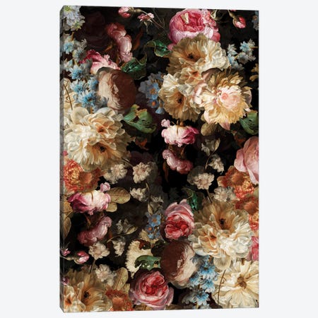 Baroque Lush Flower Garden Canvas Print #UTA272} by UtArt Art Print
