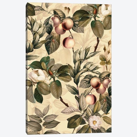 Tropical Fruits And Magnolia Garden Canvas Print #UTA326} by UtArt Canvas Artwork