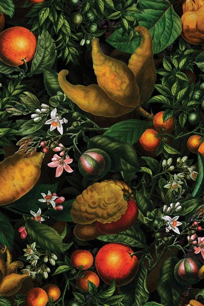 UtArt: Antique Lemons Garden by UtArt