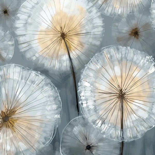 Dandelions: Dandelion Abstract II by UtArt