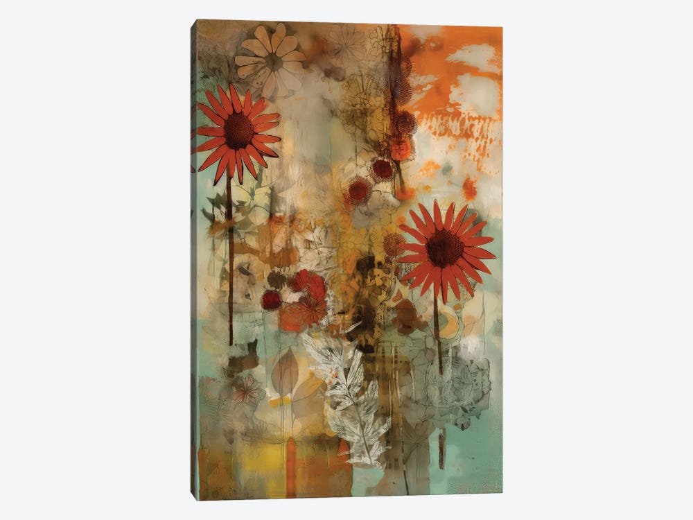 Floral Fantasia III by UtArt 1-piece Canvas Wall Art