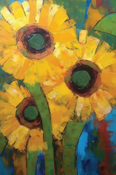 Sunflowers: Golden Fields by UtArt