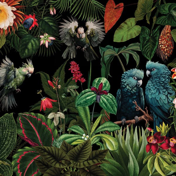 UtArt: Midnight Animals Jungle by UtArt