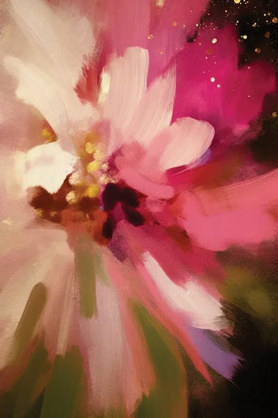 UtArt: Modern Abstract Blossom II by UtArt