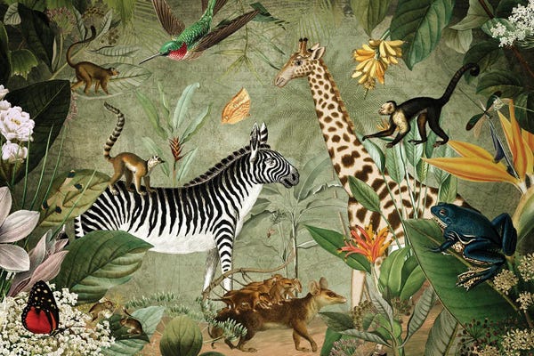 Abstract: African Exotic Jungle Safari by UtArt