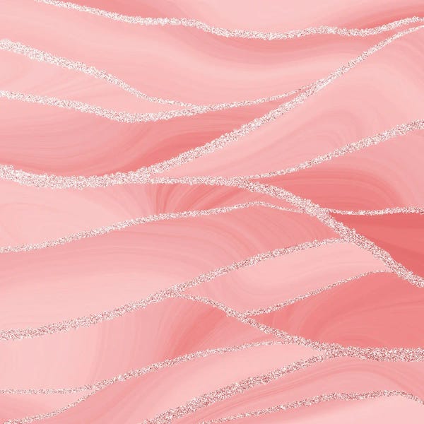 Blush Agate Mermaid Slices Landscape