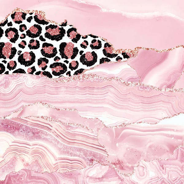 Blush Agate With Animal Skin