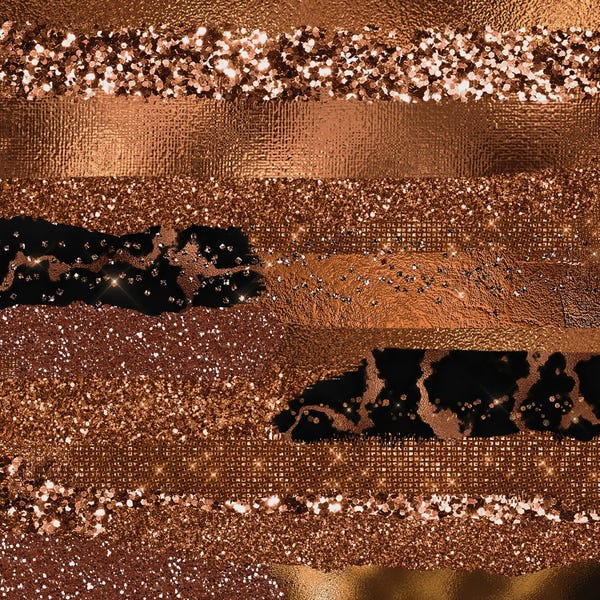 UtArt: Copper Trendy Girly Texture by UtArt