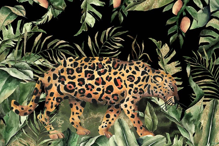 Exotic Leopard In Jungle