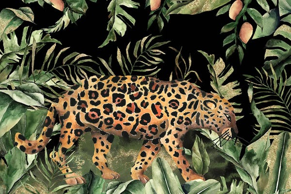 UtArt: Exotic Leopard In Jungle by UtArt