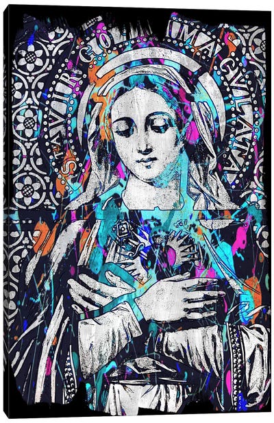 Madonna Impressions #2 Canvas Art Print - Saint Art