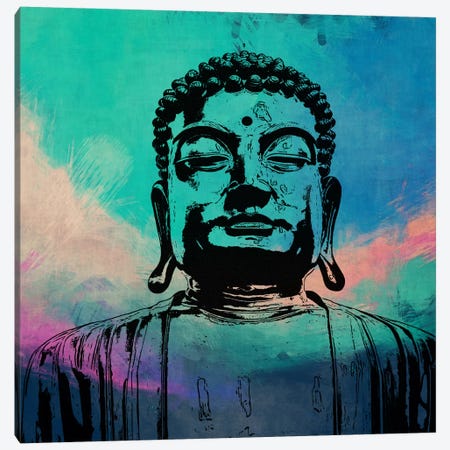 Buddha Impressions #3 Canvas Print #UVP17c} by Unknown Artist Canvas Wall Art