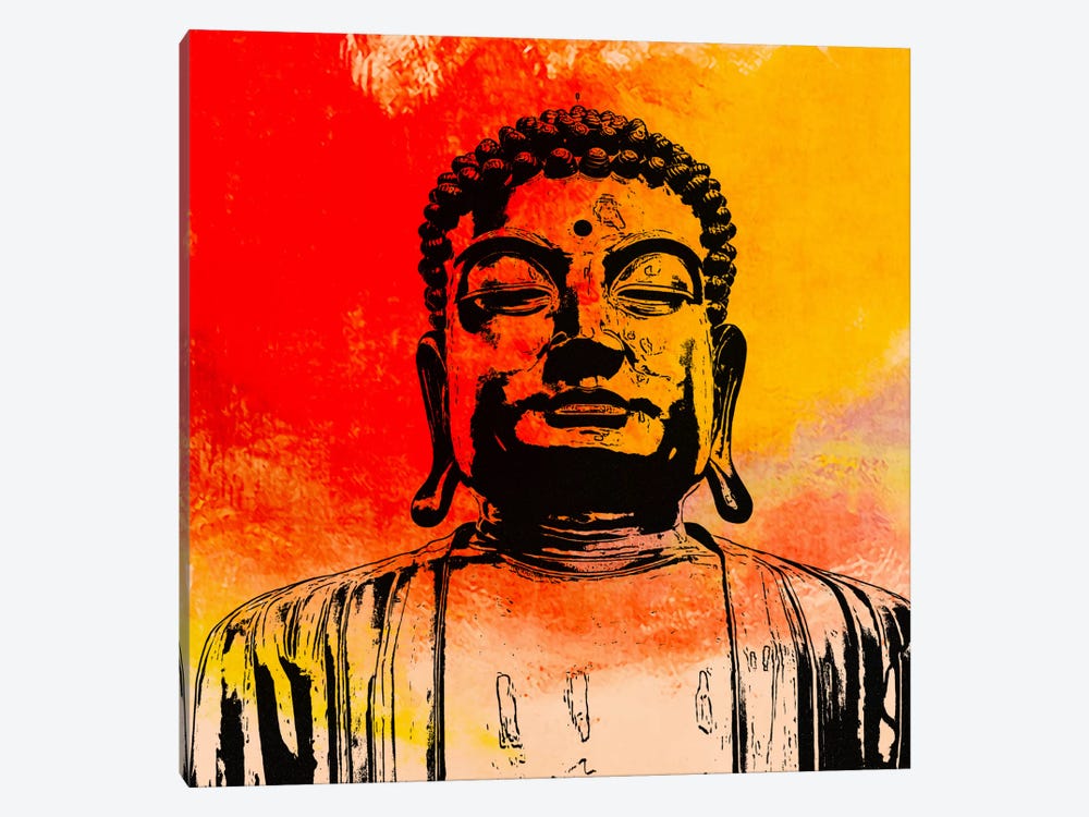 Buddha Impressions #4 by 5by5collective 1-piece Canvas Artwork