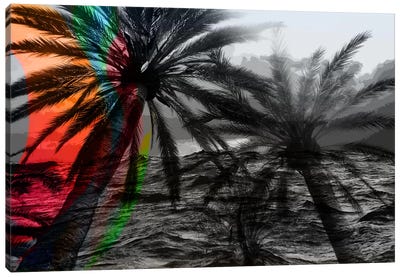 Rainbow in the Storm Canvas Art Print - Kitsch Opus