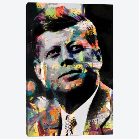 JFk Impressions #2 Canvas Print #UVP38a} by 5by5collective Canvas Art Print