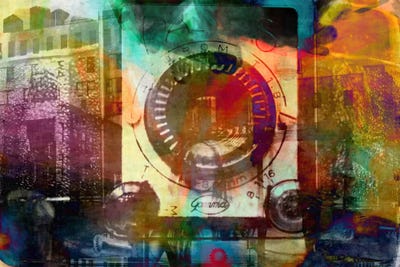 Retro Camera Impression by 5by5collective canvas print