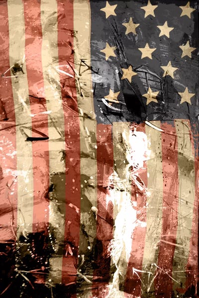 American Décor: Star Spangled Grafitti by 5by5collective