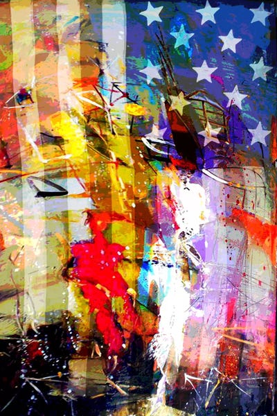 American Flags: Star Spangled Grafitti #2 by 5by5collective