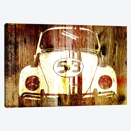 Buggy 53 Woodgrain Canvas Print #UVP62} by 5by5collective Canvas Wall Art