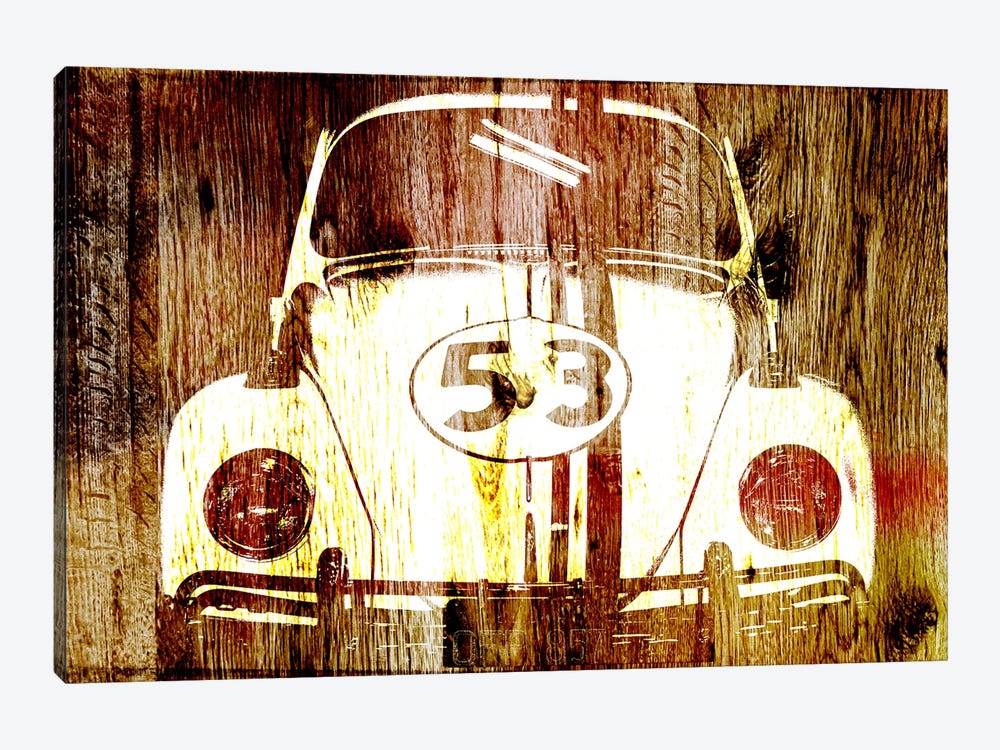 Buggy 53 Woodgrain by 5by5collective 1-piece Canvas Artwork