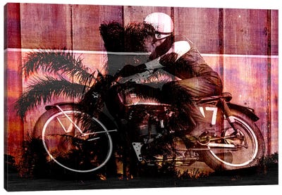 Palms Racer 17 Canvas Art Print - 5by5 Collective